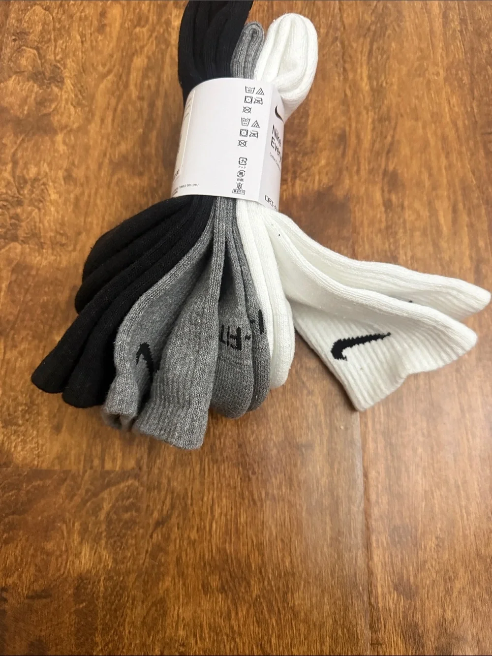 Nike white grey